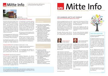 MitteInfo Juni.indd - SPD Hamburg-Mitte