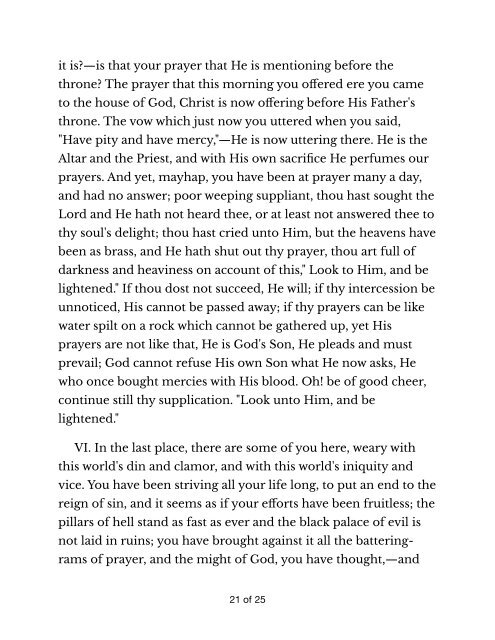 Looking Unto Jesus by Spurgeon