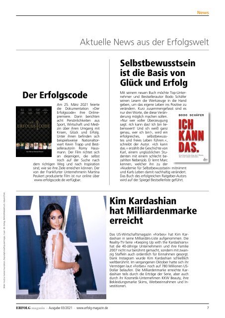 Erfolg Magazin Ausgabe 03-2021