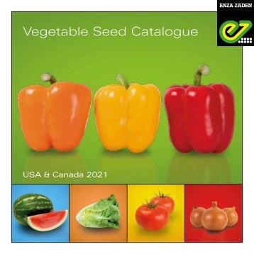 Vegetable Seed Catalogue USA & Canada 2021