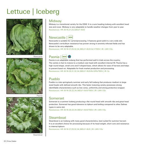 Vegetable Seed Catalogue USA & Canada 2021