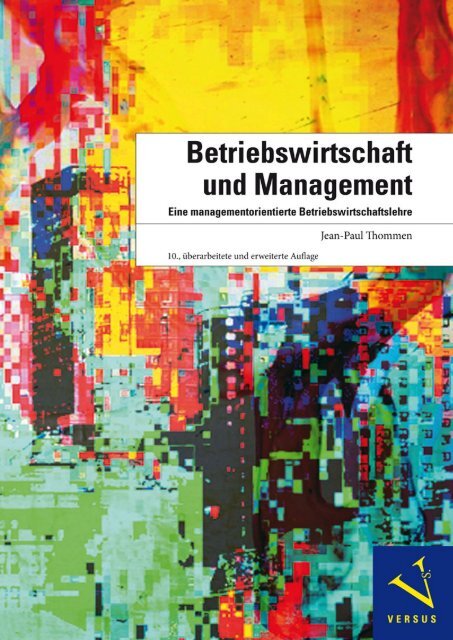 Leseprobe: Thommen: Betriebswirtschaft und Management