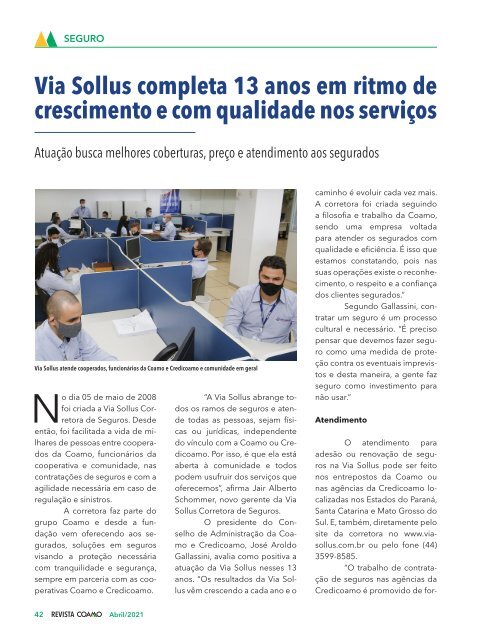 Revista Coamo edição Abril de 2021