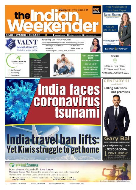 The Indian Weekender, 30 April 2021