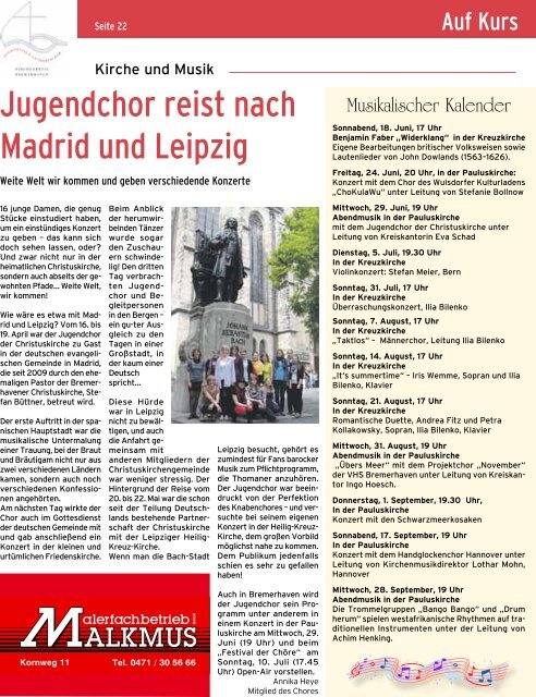 Ausgabe Februar 2011 - Evangelisch-lutherischer Kirchenkreis ...