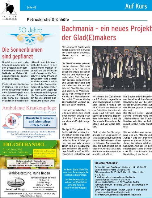 Ausgabe Februar 2011 - Evangelisch-lutherischer Kirchenkreis ...