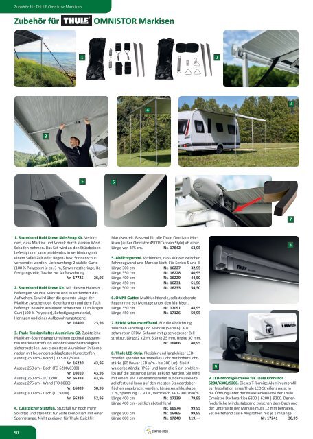 Camping Zubehör Katalog - Zelte