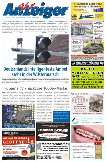 Ihr Anzeiger Itzehoe 17 2021