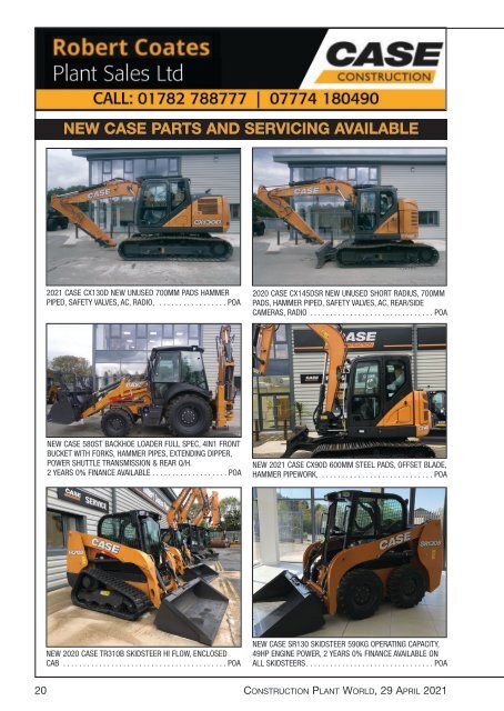 Construction Plant World - 29th April 2021