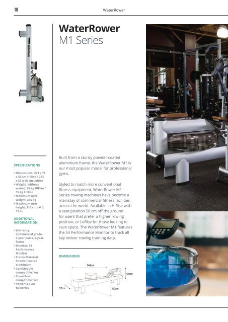 WaterRower Brochure