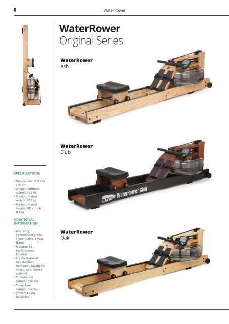 WaterRower Brochure