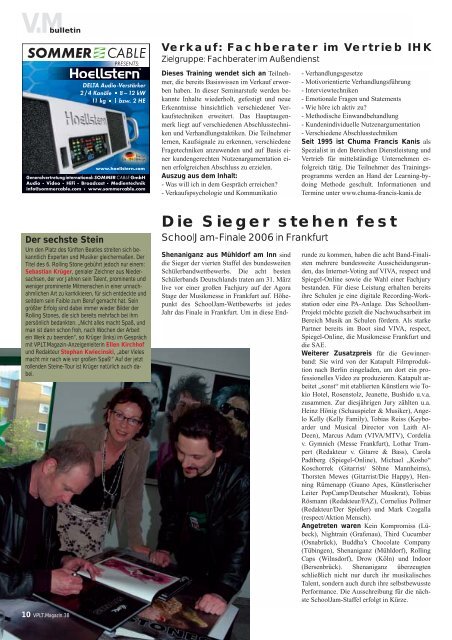 VPLT Magazin 38