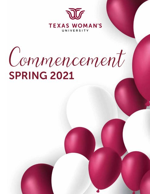 Commencement Program Spring 2021