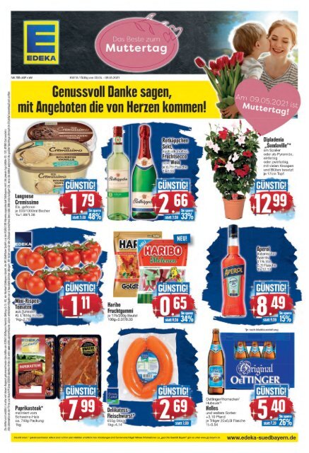 EDEKA HAIDORF WOCHENWERBUNG KW 18 - 2021