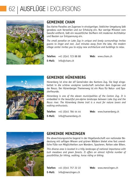 Guide Zug Frühling 2021