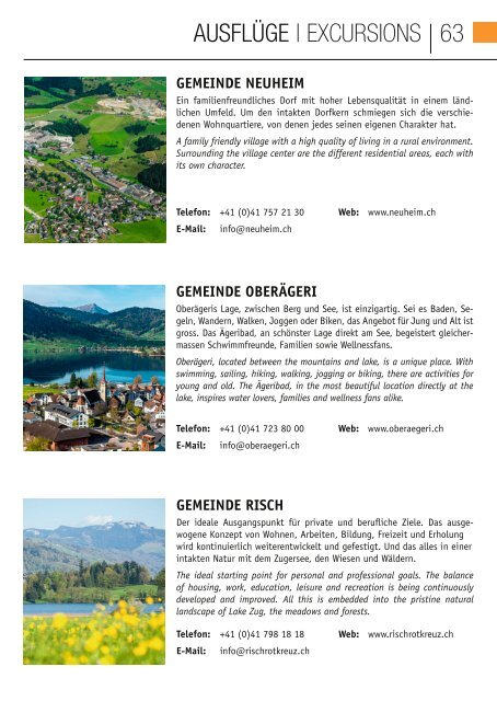 Guide Zug Frühling 2021