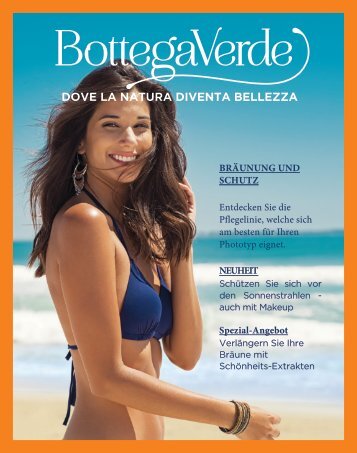 Bottega Verde Sommer-Katalog 2021