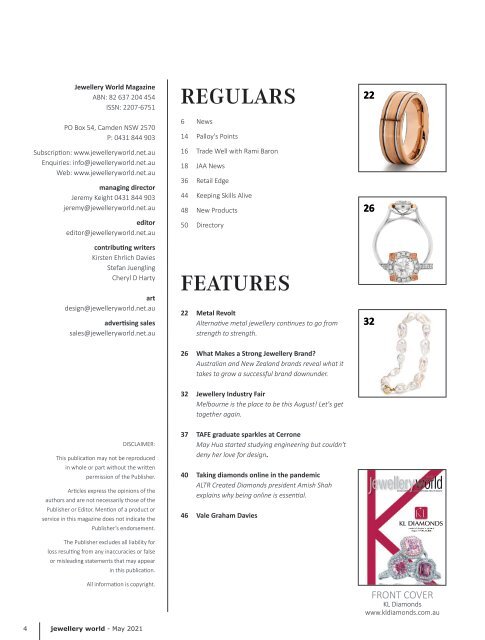 Jewellery World Magazine - May 2021