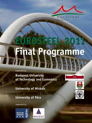 EUROSTEEL 2011 Final Programme