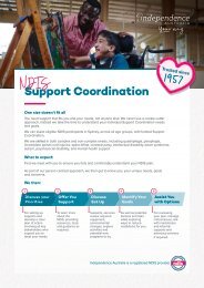 IA NSW - NDIS Support Coordination