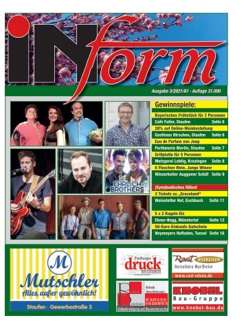 INform Ausgabe 3 in 2021 · 5. Mai