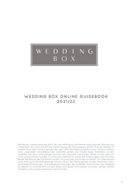 Wedding Box Online Guidebook 2021/22