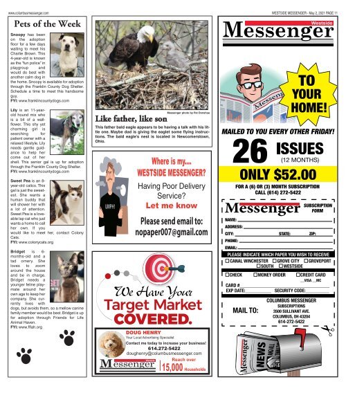 Westside Messenger - May 2nd, 2021