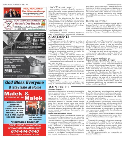 Groveport Messenger - May 2nd, 2021