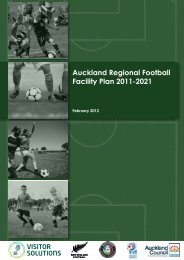 Auckland Regional Football Facility Plan