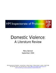domestic violence: literature review - PAI Family Safety Assessments