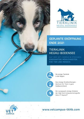 VET-Campus - Tierklinik Hegau-Bodensee Flyer