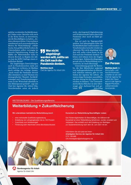 2021/05 |Unternehmen #77 | Ausgabe Mai 2021 | NIE LÖSCHEN! Verknüpft mit Archiv