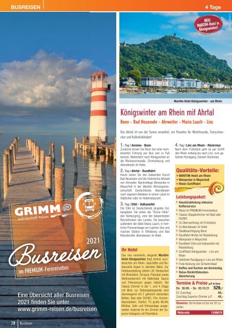 GRIMM REISE Umschau N°3 2021 - Mai 2021