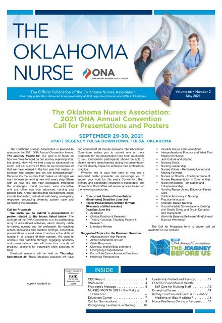 Oklahoma Nurse - May 2021