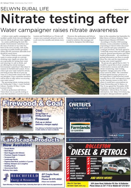 Selwyn Times: May 05, 2021