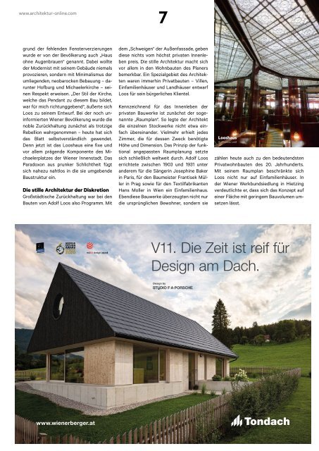  architektur Fachmagazin Ausgabe 3 2021