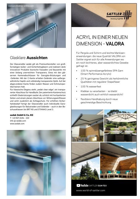  architektur Fachmagazin Ausgabe 3 2021