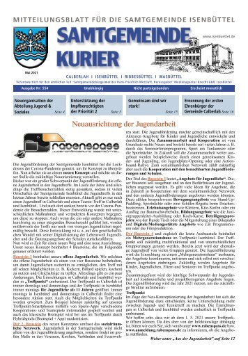 Kurier Isenbüttel Mai Ausgabe 2021