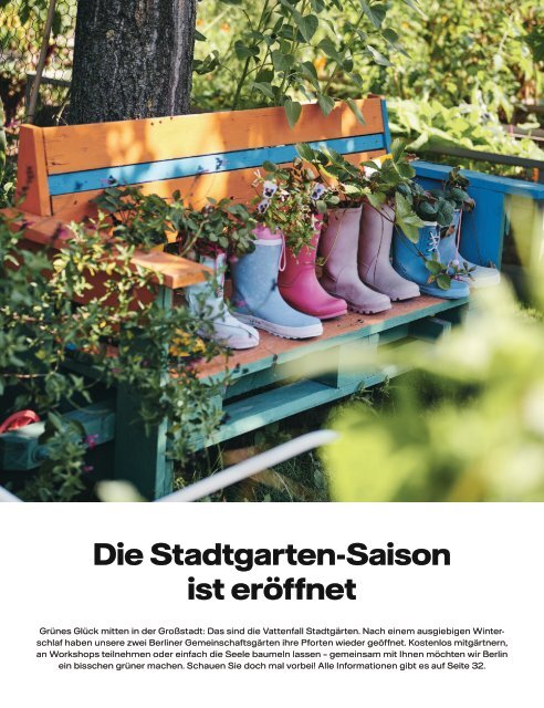 Vattenfall my Highlights Ausgabe 2/2021