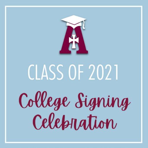 Class of 2021 College Decisions