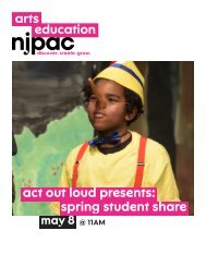 Act Out Loud Spring Share Program