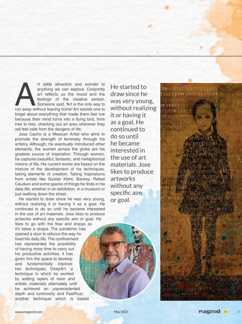 Magzoid Magazine - Leading Art Magazine of MENA | May 2021