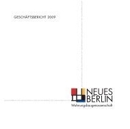 2009 - Wohnungsbaugenossenschaft Neues Berlin eG