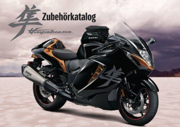 Suzuki HAYABUSA Zubehörprospekt 2021 inkl. Preise ab Juni 2022