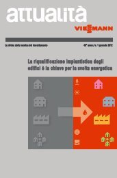 attualita' 01/2012: La riqualificazione impiantistica degli ... - Viessmann