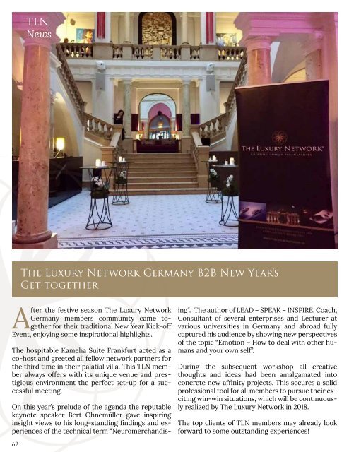 The Luxury Network International Magazine Issue 05