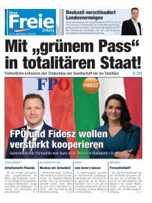 Mit "grünem Pass" in totalitären Staat!