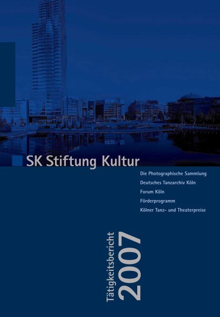 Tätigkeitsbericht 2007 BSK Stiftung Kultur