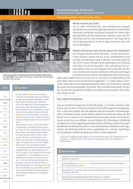 KonzentratIonslager BuchenwalD 1937 – 1945 - Gedenkstätte ...