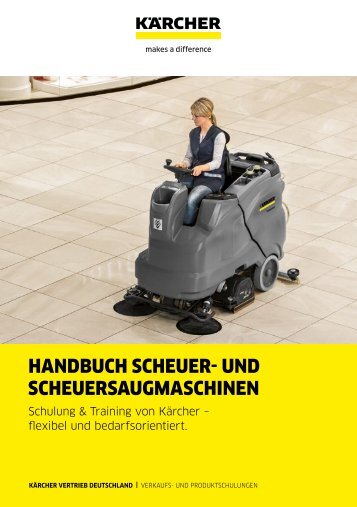 HANDBUCH SCHEUER- UND SCHEUERSAUGMASCHINEN.